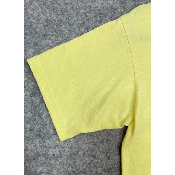 Vintage 80s Jesus T Yellow Medium Stedman - Picture 4 of 15